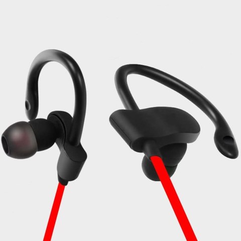Bezprzewodowe Słuchawki Sportowe Bluetooth Zauszniki Mikrofon 10M Zasięg