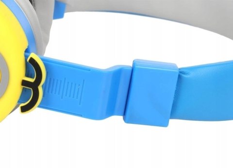 Dziecięce Słuchawki Bluetooth Minionki Nauszne Z Mikrofonem Usbc 8H Bateria