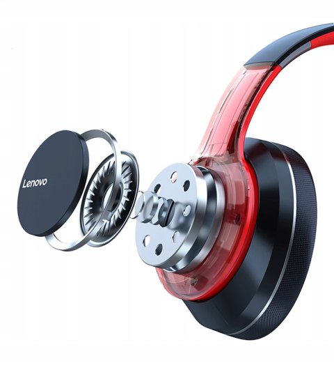 Lenovo Hd200 Bluetooth 5.0 Gamingowe Słuchawki Nauszne, 20H Muzyki, Ipx4