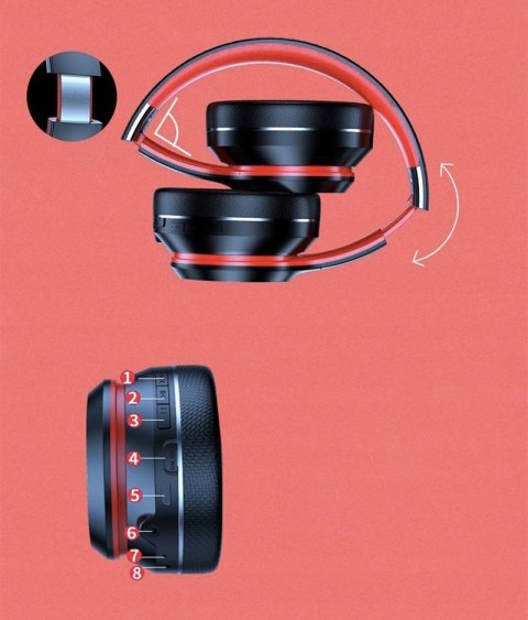 Lenovo Hd200 Bluetooth 5.0 Gamingowe Słuchawki Nauszne, 20H Muzyki, Ipx4