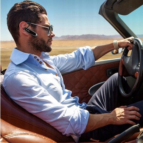 Słuchawka Bluetooth 5.0 Z Mikrofonem Cvc 6.0, 22H Muzyki, 30 Dni Czuwania