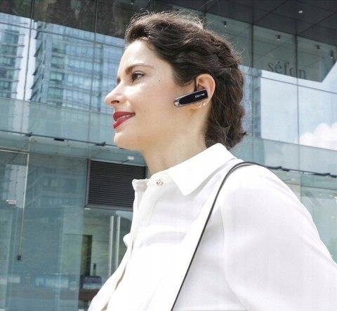 Słuchawka Bluetooth 5.0 Z Mikrofonem Cvc 6.0, 22H Muzyki, 30 Dni Czuwania