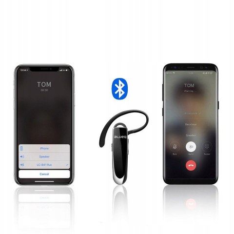 Słuchawka Bluetooth 5.0 Z Mikrofonem Cvc 6.0, 22H Muzyki, 30 Dni Czuwania