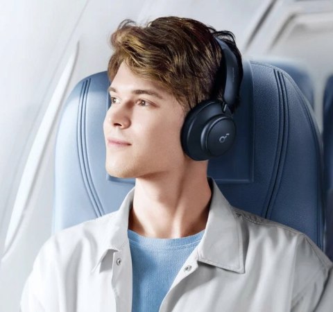 Słuchawki Bezprzewodowe Soundcore Q45 Blue, 50H Anc, Ldac, Mikrofony Ai