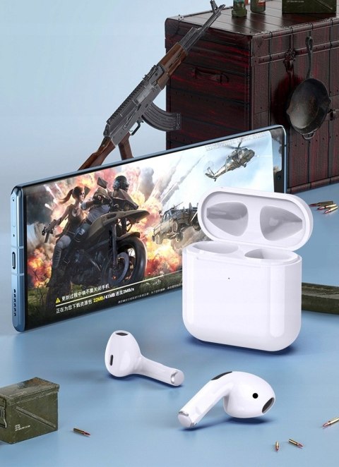 Słuchawki Bezprzewodowe Tws I500 Bluetooth 5 Z Etui Ładowaniem Indukcyjnym