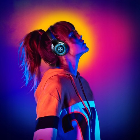 Słuchawki Bluetooth 5.3 Led, 32H, Mikrofon, Mp3, Składane, Redukcja Szumów