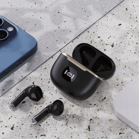 Słuchawki Bluetooth 5.3 Tws Dudao U15pro, Usb-C, Led, 12M Zasięg, Czarne