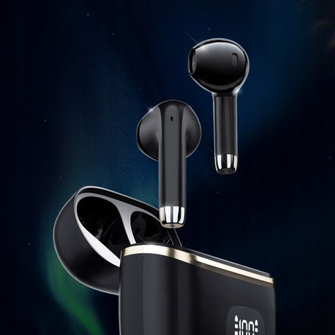 Słuchawki Bluetooth 5.3 Tws Dudao U15pro, Usb-C, Led, 12M Zasięg, Czarne