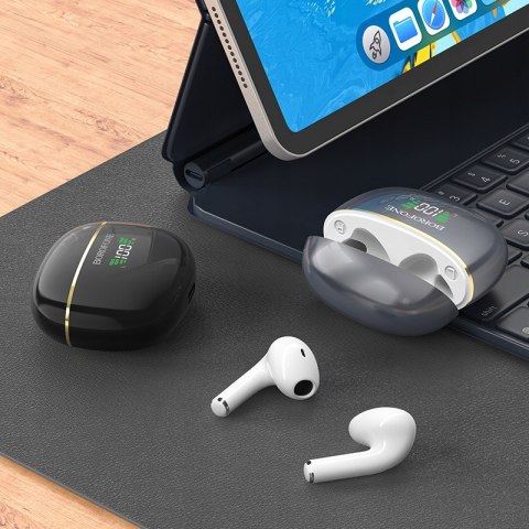 Słuchawki Bluetooth 5.3 Z Etui 300Mah, Mikrofonem, Dotykowe, Ios/Android