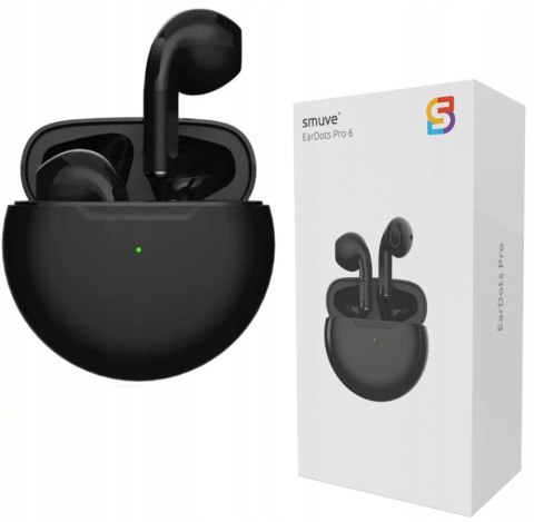 Słuchawki Bluetooth Smuve Eardots Pro 6 Z Funkcją Anc I Etui Powerbank