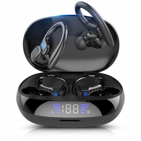 Słuchawki Bluetooth Sportowe Ipx7 Z Powerbankiem I Wyświetlaczem Lcd 75