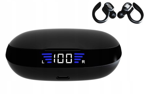 Słuchawki Bluetooth Sportowe Ipx7 Z Powerbankiem I Wyświetlaczem Lcd 75