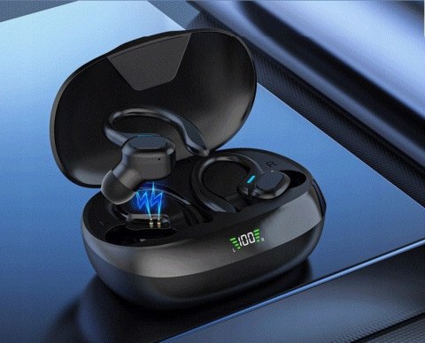 Słuchawki Bluetooth Sportowe Ipx7 Z Powerbankiem I Wyświetlaczem Lcd 75