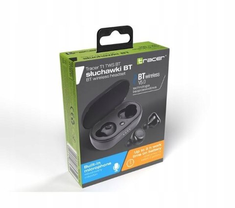 Słuchawki Bluetooth Tracer T1 Tws Dokanałowe Z Mikrofonem 20-20000 Hz 5.0
