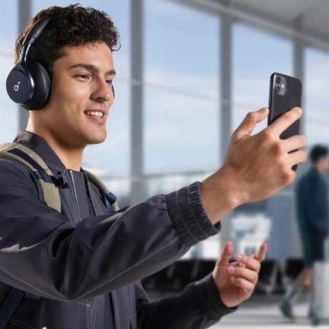 Soundcore Space One Czarne Anc Ldac Hi-Res 40H Redukcja Szumów 5 Poziomów