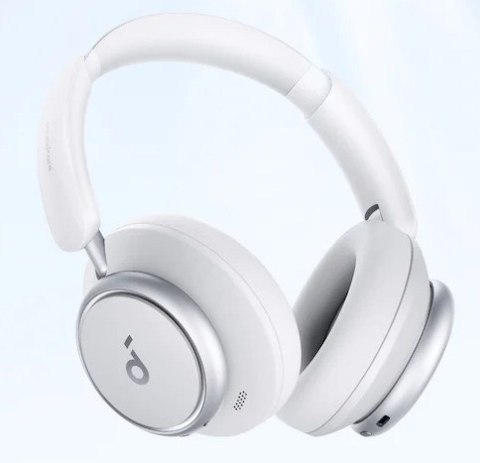 Soundcore Space Q45 Anc Słuchawki Bezprzewodowe Nauszne 50H Białe Z Etui
