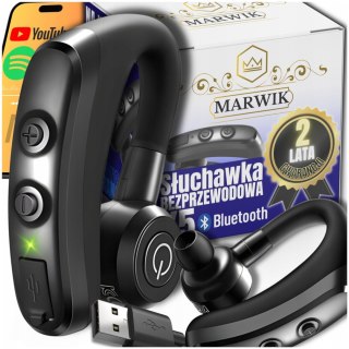 Bezprzewodowa Słuchawka Bluetooth K5 Do Rozmów, 2 Telefony, Redukcja Szumów