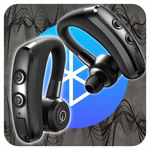 Bezprzewodowa Słuchawka Bluetooth K5 Do Rozmów, 2 Telefony, Redukcja Szumów