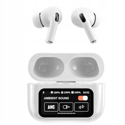 Bezprzewodowe Słuchawki Anc A9 Pro Dotykowy Ekran Bluetooth 5.4 Wodoodporne