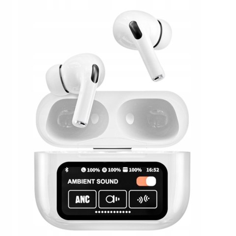 Bezprzewodowe Słuchawki Anc A9 Pro Dotykowy Ekran Bluetooth 5.4 Wodoodporne