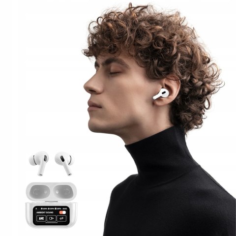 Bezprzewodowe Słuchawki Anc A9 Pro Dotykowy Ekran Bluetooth 5.4 Wodoodporne