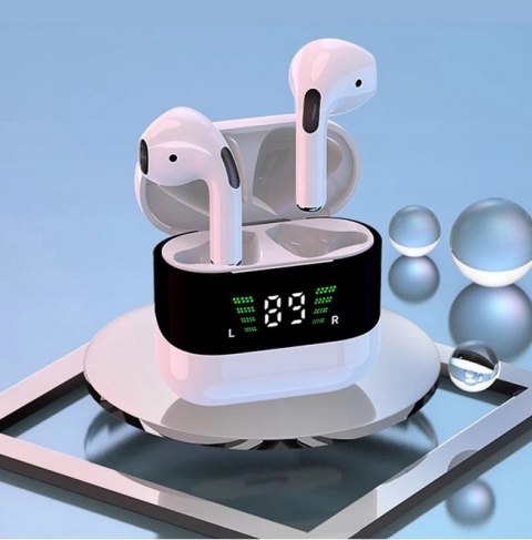 Bezprzewodowe Słuchawki Bluetooth 5.1 Remax T10 Plus Z Etui I Mikrofonem