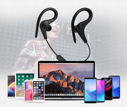 Bezprzewodowe Słuchawki Sportowe Bluetooth 4.0 Z Mikrofonem Do Biegania