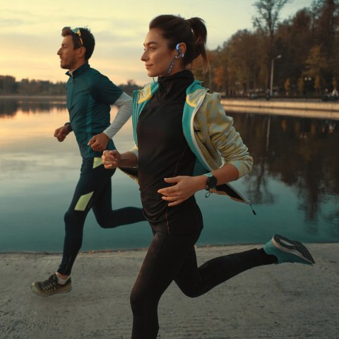 Bezprzewodowe Słuchawki Sportowe Bluetooth Z Redukcją Szumów I Mikrofonem