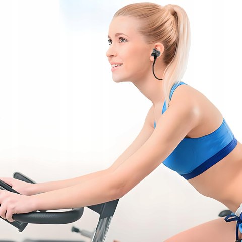 Bezprzewodowe Słuchawki Sportowe Bluetooth Z Redukcją Szumów, Mikrofon