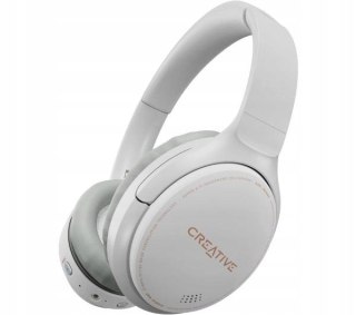 Creative Zen Hybrid Anc Słuchawki Nauszne Bluetooth 5.0 Białe Z Mikrofonem