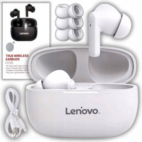 Lenovo Ht05 Słuchawki Bluetooth 5.0 Wodoodporne Ipx5 Z Powerbankiem 24H