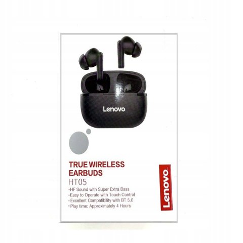 Lenovo Ht05 Słuchawki Bluetooth 5.0 Wodoodporne Ipx5 Z Powerbankiem 24H