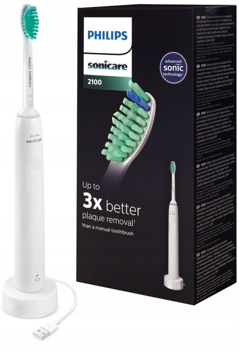 Philips Sonicare Hx3651/13 Biała Szczoteczka Soniczna 31K Ruchów 2Min Timer