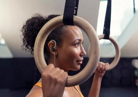 Philips Taa4205bk Słuchawki Sportowe, Wodoodporne, Bluetooth, Czujnik Tętna