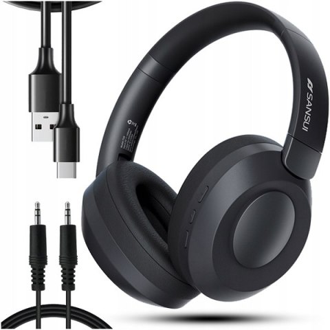 Słuchawki Bezprzewodowe Bluetooth 5.4 Nauszne Enc Ipx-4 Sportowe Gamingowe