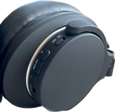 Słuchawki Bluetooth 5.0 Nauszne Z Mikrofonem 2W1 Przewodowe Czarne 18H