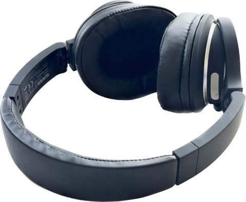 Słuchawki Bluetooth 5.0 Nauszne Z Mikrofonem 2W1 Przewodowe Czarne 18H