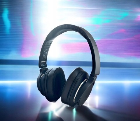 Słuchawki Bluetooth 5.0 Nauszne Z Mikrofonem 2W1 Przewodowe Czarne 18H