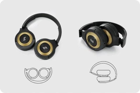 Słuchawki Bluetooth 5.0 Z Mikrofonem, Czytnikiem Microsd Mp3 Aux Regulacją