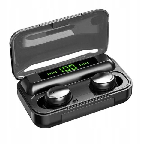 Słuchawki Bluetooth 5.1 Douszne Z Powerbankiem Led, Wodoodporne Ipx4 32 Ohm