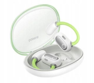 Słuchawki Bluetooth 5.3 Baseus Eli Sport 1, Zielone, Zaczep Na Ucho, Ipx4