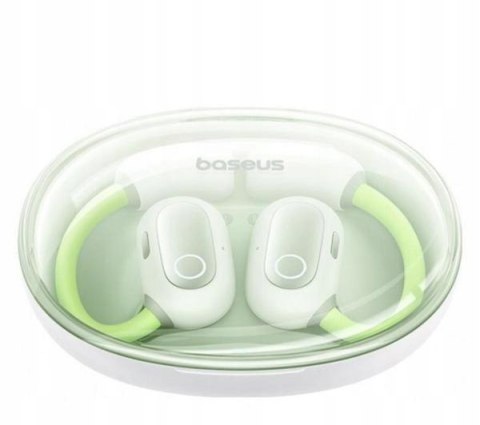 Słuchawki Bluetooth 5.3 Baseus Eli Sport 1, Zielone, Zaczep Na Ucho, Ipx4