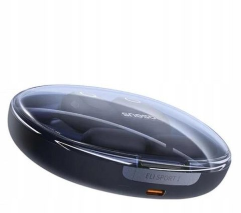 Słuchawki Bluetooth 5.3 Baseus Eli Sport Douszne Z Zaczepem Na Ucho Czarne