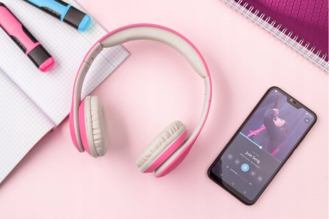 Słuchawki Bluetooth Dziecięce Krugermatz Street Kids Z Mikrofonem 89Db