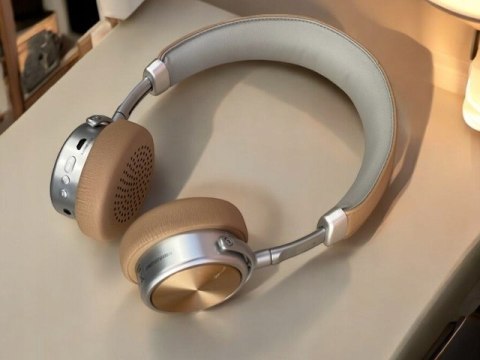 Słuchawki Bluetooth Nauszne 2W1 Terris Bkh 274 Z Mikrofonem Beżowe 12H