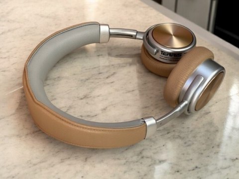 Słuchawki Bluetooth Nauszne 2W1 Terris Bkh 274 Z Mikrofonem Beżowe 12H