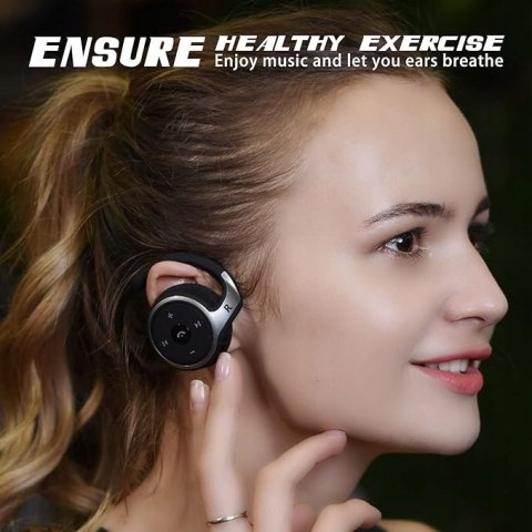 Słuchawki Bluetooth Sportowe Nauszne Z Mikrofonem, 12H Muzyki, Hi-Fi Dźwięk