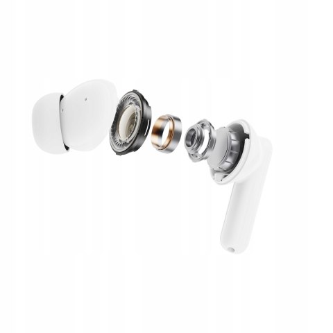 Słuchawki Dokanałowe Douszne Bluetooth Tonsil T50bt Ipx5 Usb-C 75H Białe