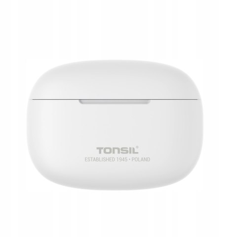 Słuchawki Dokanałowe Douszne Bluetooth Tonsil T50bt Ipx5 Usb-C 75H Białe