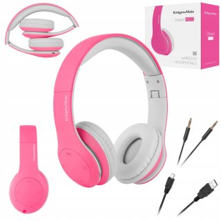 Słuchawki Krugermatz Street Kids Bluetooth, Mikrofon, Składane, 89 Db Max